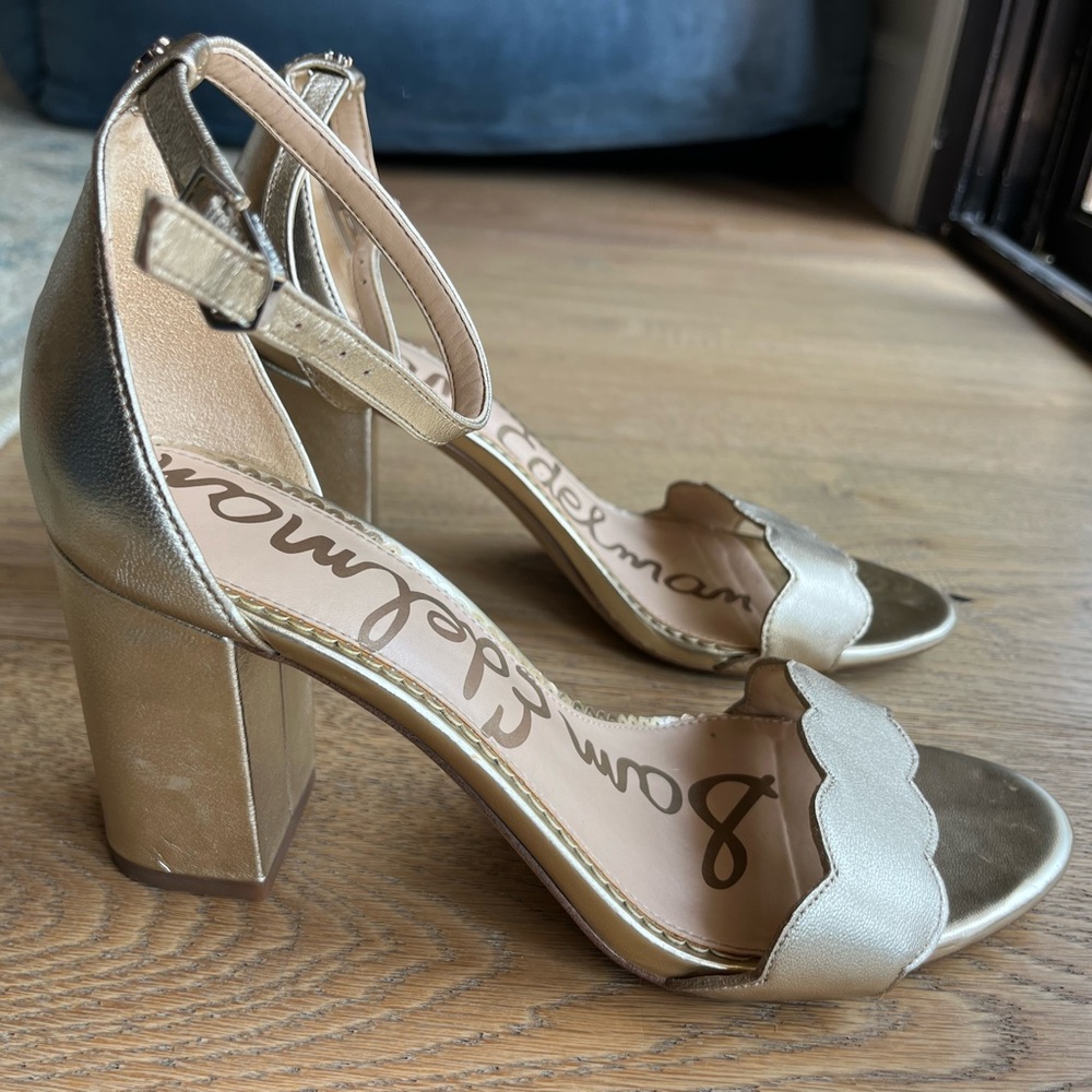 Sam Edelman Odila Gold Heeled Sandal